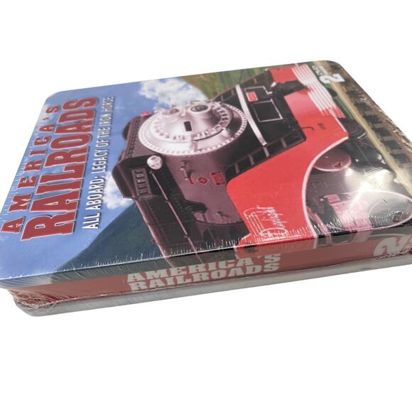 America's Railroads 2 DVD Embossed Tin- All Aboard: Legacy of the Iron Horse - Picture 4 of 4